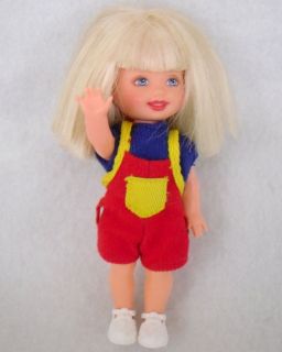 Barbie Kelly Friend Waving Doll w/ Blonde Hair + Clothes & Shoes 1994 