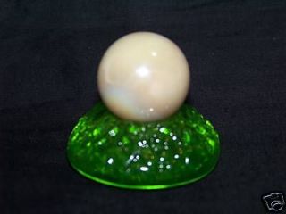 vaseline glass 1 shooter marble 1 gum marble holder id166652