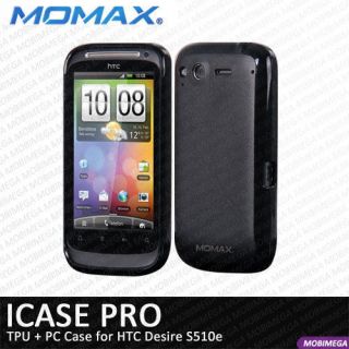 momax icase pro case cover htc desire s s510e black
