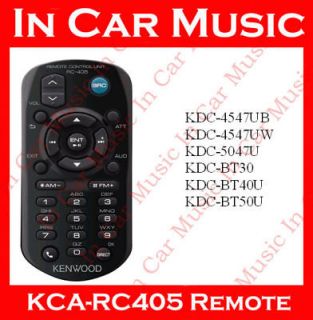 kenwood kdc bt61u cd player remote control kca rc405 from