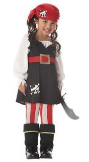 Toddler Girl Pirate Paradise Treasure Island Costume Caribbean Fantasy 