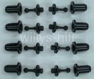 Speaker Grille fixing dowel posts / studs sockets pack of 8 