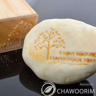 Soap Stamp I LOVE NATURE HAND MADE SOAP  Width 4cm(1.57) x High 3cm 