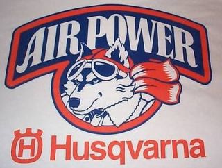 husqvarna air power siberian husky dog t shirt mib