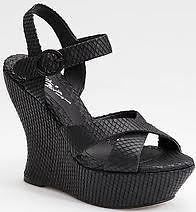 New Alice + Olivia Juliet Snake Platform Pump womens shoes sz 36 US 5 