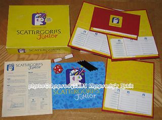 Scattergories Junior Jr kids party game complete 1989 Milton Bradley 