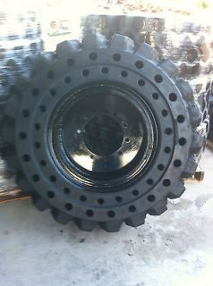 1300x24 solid telehandler tire and wheel combo fits skytrack lull