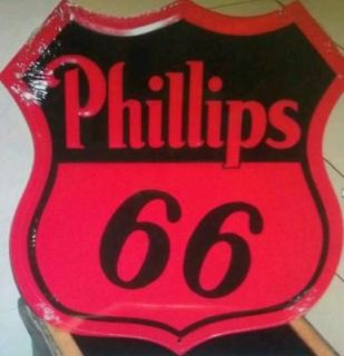 phillips 66 metal tin sign 12 x 16 returns not