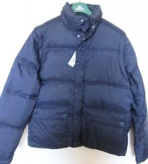 New Lacoste Mens Puffer Down Coat Jacket Zip Off Makes a Vest L XL 