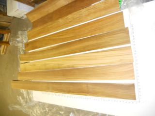 thick solid teak wood great for boats spearguns