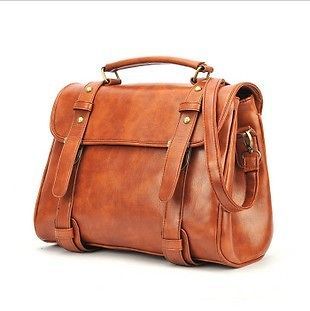   Womens Designer Leather Style Satchel Shoulder Bag Laptop Handbags