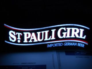 st pauli girl beer led motion sign new in box