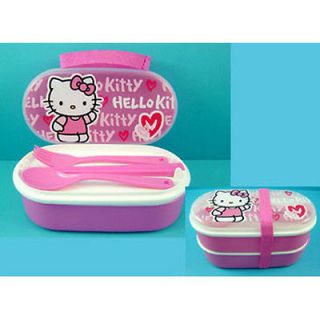 LATEST Hello Kitty Food Storage Container Lunch Box Case NEW