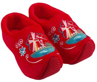 Holland Clogs Dutch slippers houseshoes red mill klompen NEW size 16 