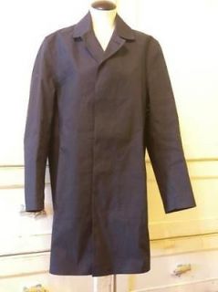 jcrew $ 800 mens mackintosh coat scotland jacket xl navy