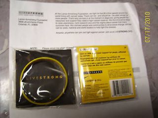 new 2 adult lance armstrong livestrong bracelets by nike time