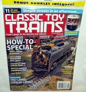 october 2010 classic toy trains model magazine new returns not