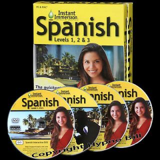   NEW Learn How To Speak SPANISH Language Software Levels 1 2 & 3 PC MAC