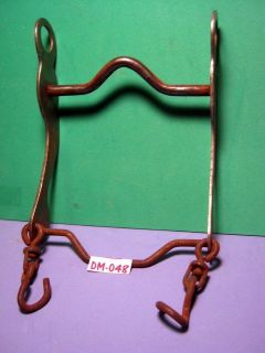   Hand Made Copper Mounted Sides Sweet Iron Mouth Western Horse Bit