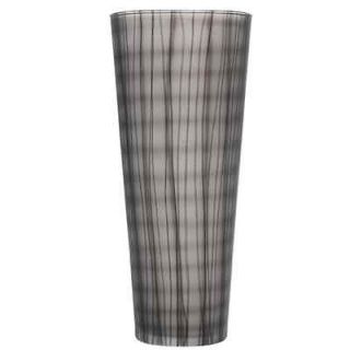 Orrefors Large Black Straw Vase NIB NEW MSRP $185 SOLD OUT Ingegerd 