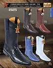 Larry Mahan Caiman Belly Square Toe Boots