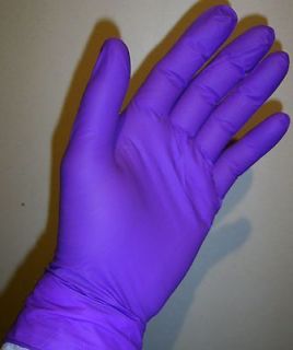    Clark Purple Nitrile, Powder Free,Te​xtured, Exam GlovesLARGE