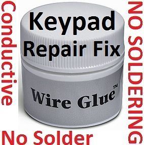 Conductive Glue Paint Fix Rubber Keypads Repair No Solder Soldering 