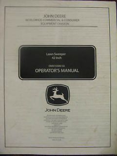 john deere 42 inch lawn sweeper operator manual c6 one