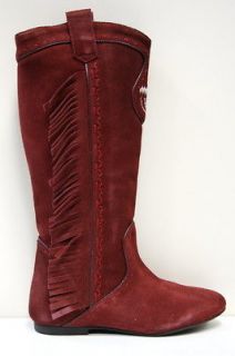 killah burgundy knee high suede boots zetlana more sizes more
