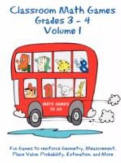 Classroom Math Games Grades 3   4 Volume 1 by Jan Hall and Tommy Hall 