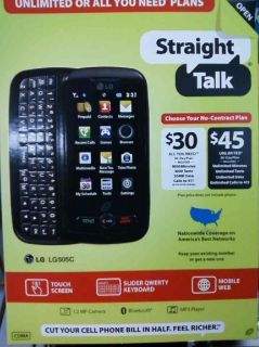 brand new in box straight talk lg 505c cell phone  109 00 