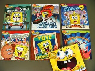 Lot 6 Spongebob Squarepants kids picture story books new box set 