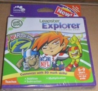 LeapFrog   Leapster Explorer Learning Game NFLRush Zone 39060