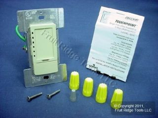   Ivory TouchPoint TOUCH Light Dimmer Switch Decora 1000W TPI10 1LI