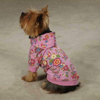 XX SMALL teacup yorkie poodle DOG HOODED SWEATSHIRT SWEATER clothes 