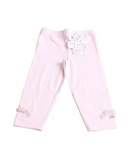lili gaufrette pale pink sequin trim leggings