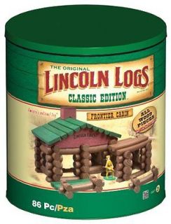 lincoln logs classic edition tin lincoln logs one day shipping