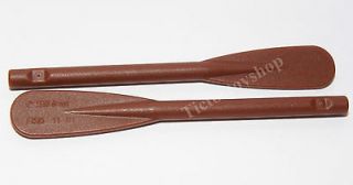   CITY TOWN BOAT OARS PADDLES REDDISH BROWN X2 SEA FISHING HARBOUR SETS