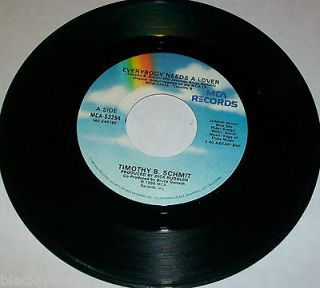 TIMOTHY B. SCHMIT Everybody Needs a Lover/Into the Night 45rpm 1988 