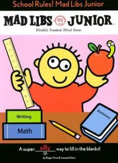 School Rules Mad Libs Junior by Leonard Stern 2004, Book, Other