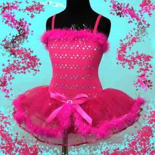 m010 Christmas Halloween Party Dance Ballet Tutu Skirt Girls Dress 3 