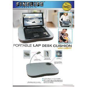Portable Laptop Desk With Light and Drink pen Holder solid with 2 