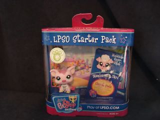 Littlest Pet Shop LPSO Starter Pack Online Mudelaine Pig NEW IN BOX