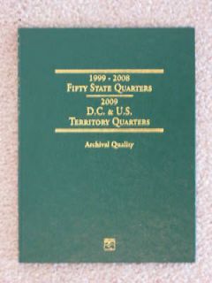 50 states and dc us territory quarter book holder time