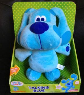   Clues Talking Blue Plush Dog Fisher Price Nick Jr Stuffed Toy Blues