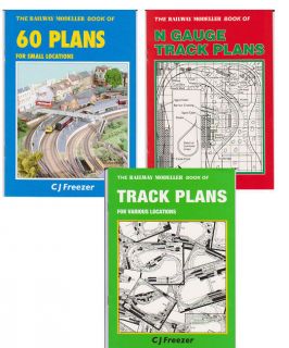 Railway Modeller Books of Model Railway Track Plans OO and N Gauge New