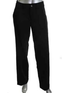 Ralph Lauren NEW Black Wool Flat Front Side Pocket Dress Pants 2 BHFO