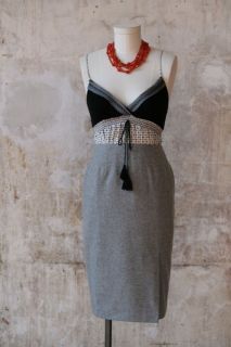 Dana Buchman Dove Gray Wool & Angora High Waisted Pencil Skirt SZ 2 P