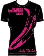New Authentic Velvet Underground Pink Banana Juniors T Shirt