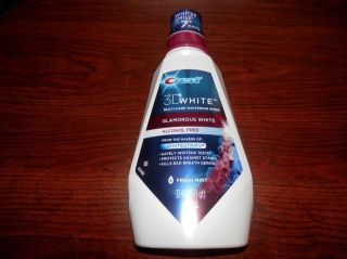   3D White GLAMOROUS WHITE  whitening rinse 32oz (946ml) mouthwash NEW